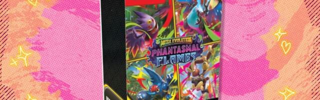 The Pokémon TCG Mega Evolution Phantasmal Flames Booster Bundle is $10 off at Amazon