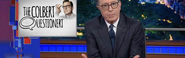 Stephen Colbert faces quickfire questions from 15 celebrity guest hosts