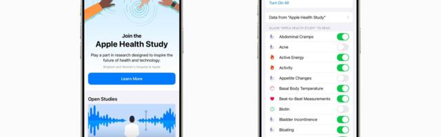 Apple Announces New Health Study Involving the iPhone, Apple Watch, and AirPods