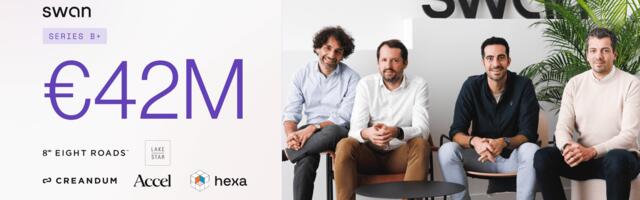 Embedded fintech Swan extends Series B with €42M