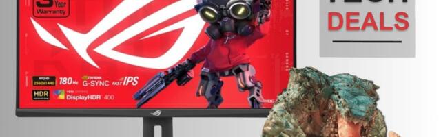 Asus' 5-Star ROG Strix 27-inch QHD XG27ACS 180Hz gaming monitor drops to $199 — with Monster Hunter: Wilds for free