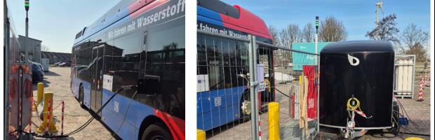 Mobile green refuelling station to support hydrogen bus fleet