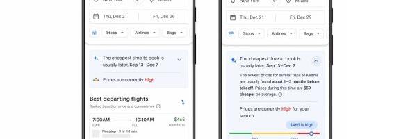 Google Flights Can Tell You When Flights are Cheapest to Book