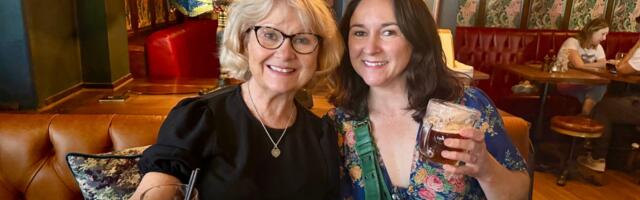 My sister and I took my mom to London for her 70th birthday. It reminded me of our childhood trips together.