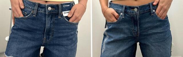 I tried on jean shorts at Gap and Old Navy. I was pleasantly surprised by the winning pair.