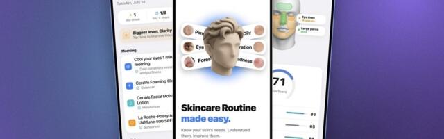 This iPhone app turns a face scan into a personalized skincare routine
