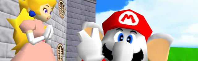 Modders add Elephant Mario into Super Mario 64