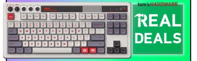 8BitDo's Famicom-inspired retro keyboard drops to an all-time low of $59