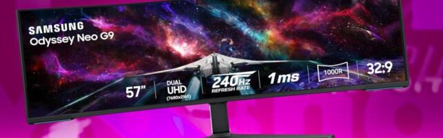 This 57” Samsung Odyssey Neo G9 Curved Gaming Monitor is $700 off right now