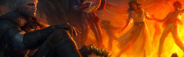 The Witcher 3 Songs of the Past's official artwork appears to feature a sword CD Projekt Red teased not so long ago