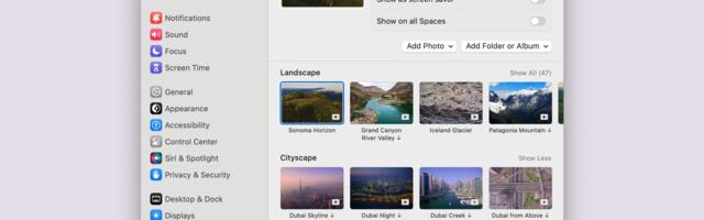 Latest macOS Sonoma Beta Adds 100+ New Video Wallpapers and Screensavers