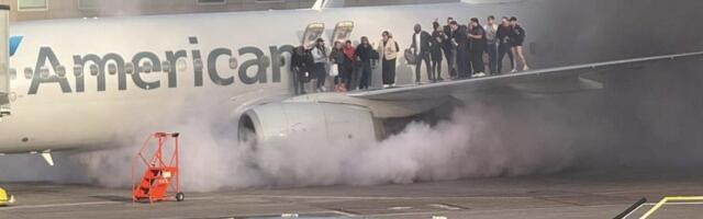 Photos from the American Airlines fire show passengers made a huge mistake