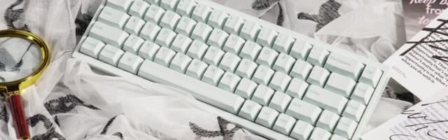 Keychron made the first almost entirely ceramic keyboard