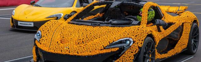 This life-size Lego McLaren P1 can hit almost 40MPH