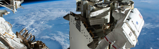 What does it take to get to space? Skill, courage… and a men’s size medium