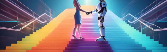 The five-stage journey organizations take to achieve AI maturity