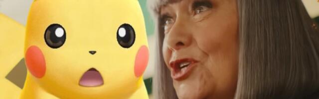 No, Dawn French isn't eating Pokémon in the new M&S Christmas ad