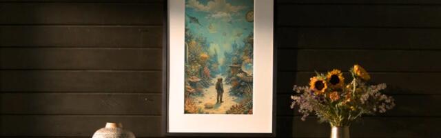Fraimic’s E Ink art frame generates art from your voice and looks incredible doing it