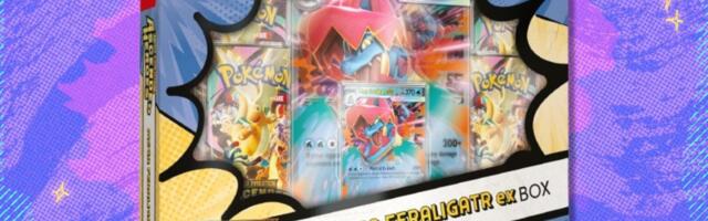 Get over $10 off the Pokémon TCG Ascended Heroes Mega Feraligatr ex Box on Amazon