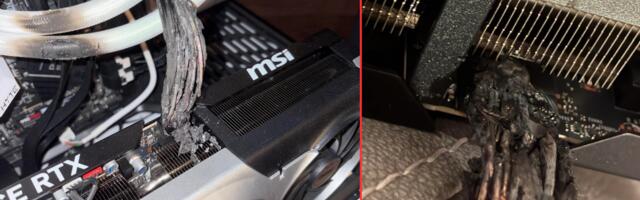 Nvidia GeForce RTX 5090 power wire reportedly caught fire despite using the original cable