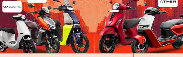 Two-Wheeler EV Sales In 2025: Bajaj, TVS Gain Ground; Ola Electric’s Share Halves
