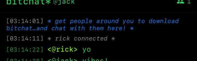 Jack Dorsey made an encrypted Bluetooth messaging app
