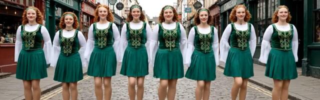 My Attempt at AI-Created Irish Dancers with Google Flow video