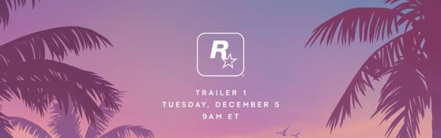 Rockstar Games Grand Theft Auto 6 tease says trailer will arrive December 5th