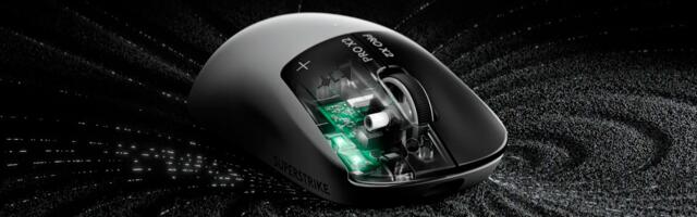Logitech's Pro X2 Superstrike gaming mouse introduces electromagnetic induction tech, cutting down on latency and adding new features — $179 mouse adds 'Haptic Inductive Trigger' system that allows users to pick actuation levels