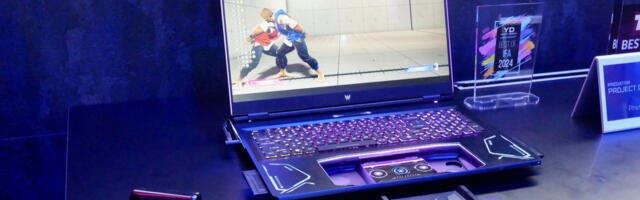 I tried Acer’s crazy laptop with a built-in controller and… I didn’t hate it