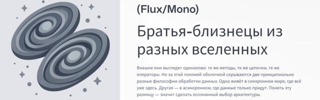 Stream API против Flux: 99% Java-разработчиков не знают эту разницу