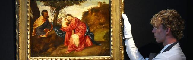 A stolen painting found in a plastic bag at a London bus stop just sold for $22 million.