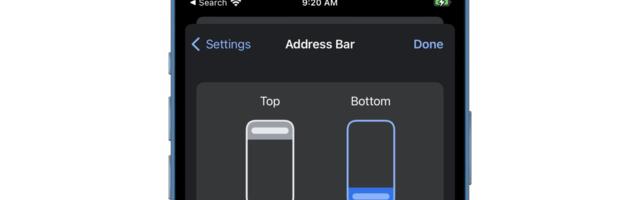Google's Chrome Browser Testing Bottom-Placed Address Bar on iOS
