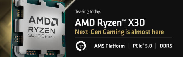 AMD’s highly anticipated 9000-series X3D desktop CPUs arrive on November 7th