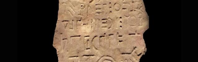 Mysterious Language Etched Onto Newly Discovered Ancient Tablet