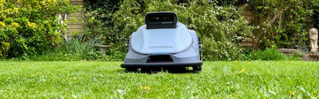 The TerraMow V1000 robot lawn mower is the perfect wire-free lawnbot for newbies and technophobes