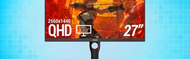 You can buy this AOC 27-inch Mini-LED 2K gaming monitor for just $249 at Amazon