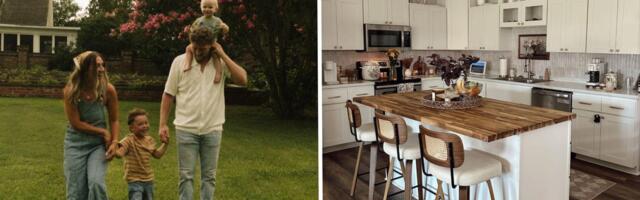 A family of 4 downsized to a 1-bedroom home so they could live rent-free. Storage hacks help them make the most of the space.