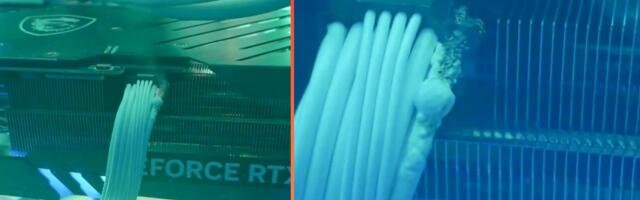 RTX 4090’s 16-pin power connector erupts in smoke in shocking live footage — GPU melts during Marvel Rivals gameplay