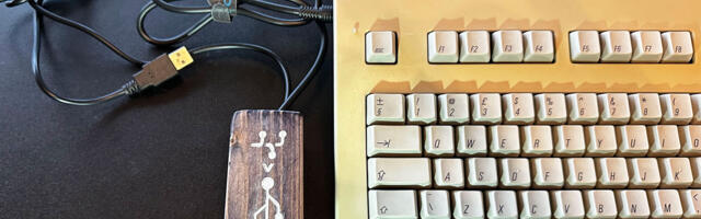 I built a configurable ADB-to-USB adaptor to use a vintage 1990 Apple keyboard with modern Windows and USB — modern keyboards and magnetic switches can't compete with Alps