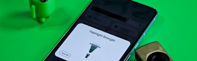 Android’s new flashlight brightness slider now has a clever design like a real flashlight