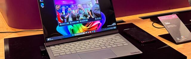 Lenovo's Twisting Laptop Follows You Around the Meeting Room