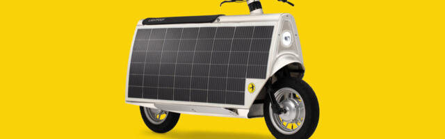 I’m kinda in awe of this goofy solar scooter