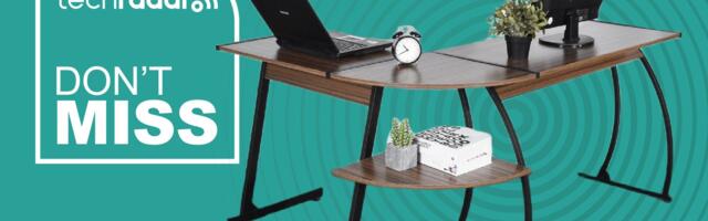 A £17 L-shaped office desk? This might be the cheapest home office furniture deal I've ever seen in my life