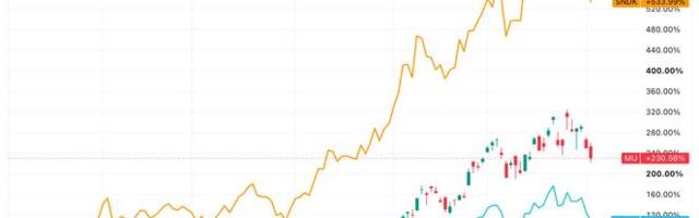 Memory and semiconductor stocks lose momentum, bitcoin rebounds in sign of changing investor focus