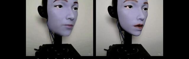 Lip-Syncing Robot Face Sounds Out Individual Words video