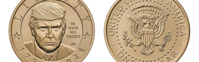 The US Mint says it's making a $1 coin with Trump's face on it