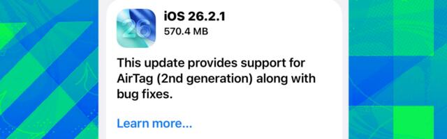 Update now: Apple iOS 26.2.1 arrives with support for AirTags 2