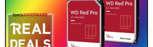 Double up on bulk storage: Save $180 when you buy two 14TB WD Red Pro NAS drives