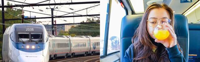 I traveled first class on an Amtrak Acela train and thought the perks were cool — but not worth the $270 price tag